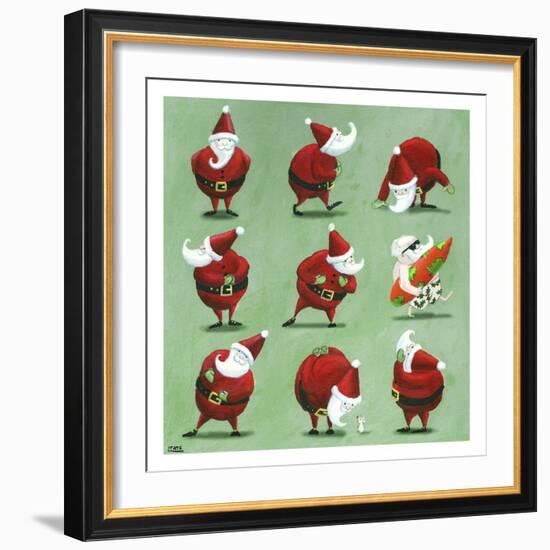 Father Christmas-Louise Tate-Framed Giclee Print