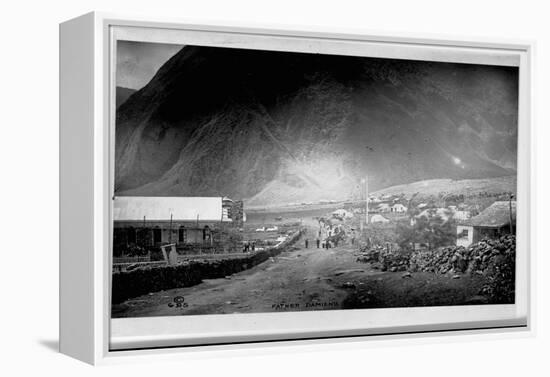 Father Damien's Funeral-Library of Congress-Framed Premier Image Canvas