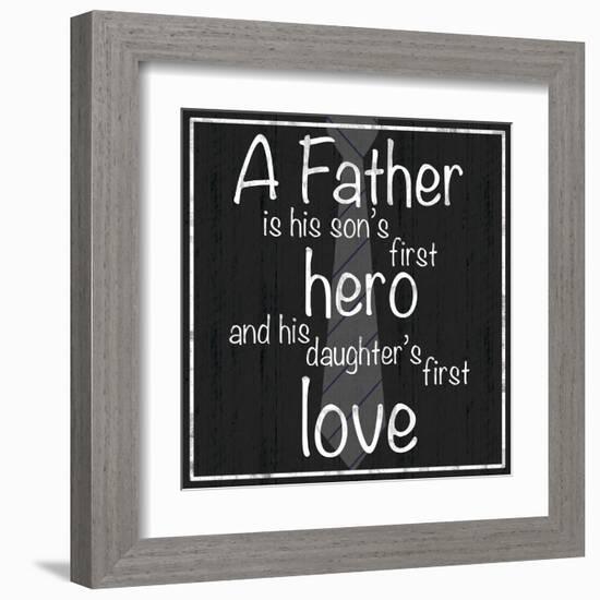 Father Hero-Lauren Gibbons-Framed Art Print