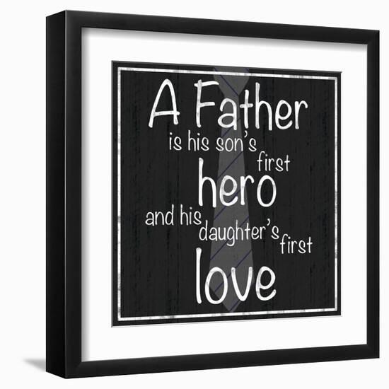 Father Hero-Lauren Gibbons-Framed Art Print