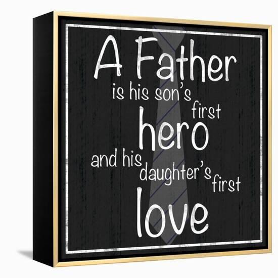 Father Hero-Lauren Gibbons-Framed Stretched Canvas