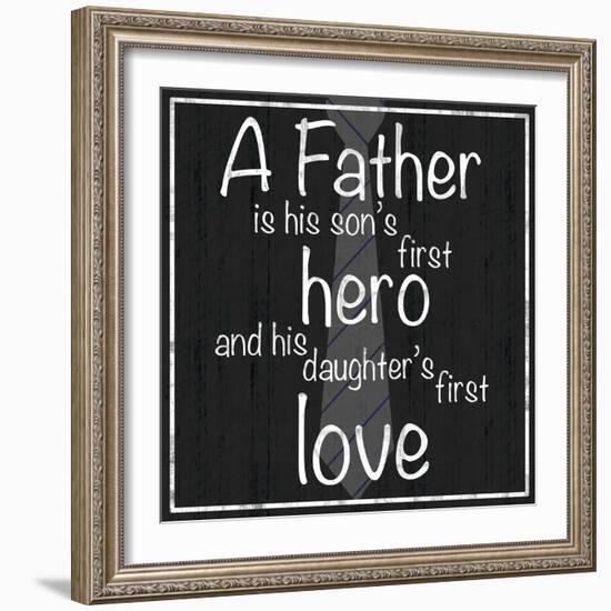 Father Hero-Lauren Gibbons-Framed Art Print