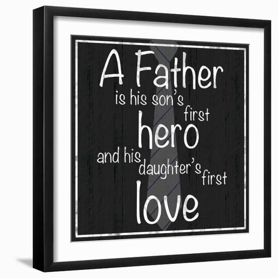 Father Hero-Lauren Gibbons-Framed Art Print