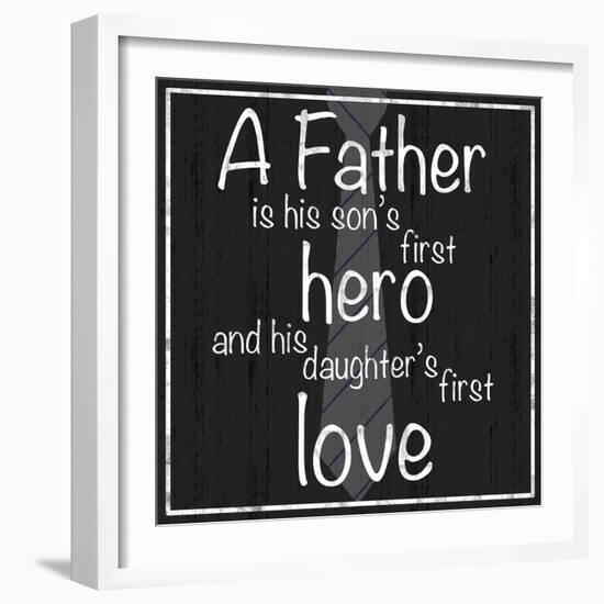 Father Hero-Lauren Gibbons-Framed Art Print