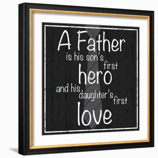 Father Hero-Lauren Gibbons-Framed Art Print