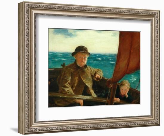 Father Is at the Helm, 1889-William McTaggart-Framed Giclee Print