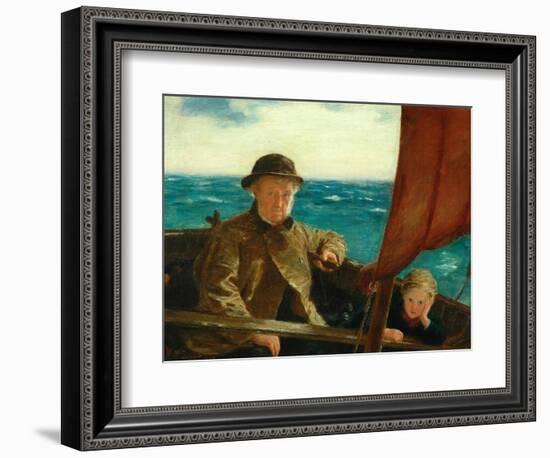 Father Is at the Helm, 1889-William McTaggart-Framed Giclee Print