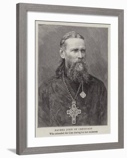 Father John of Cronstadt-null-Framed Giclee Print
