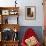 Father Junipero Serra's Chair in His Personal Quarters at San Diego Mission, Which He Founded 1769-null-Framed Photographic Print displayed on a wall