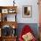 Father Junipero Serra's Chair in His Personal Quarters at San Diego Mission, Which He Founded 1769-null-Framed Photographic Print displayed on a wall