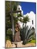 Father Junipero Serra Statue, Mission Basilica San Diego De Alcala, San Diego, California-null-Mounted Photographic Print