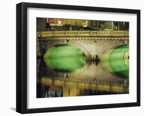 Father Mathew Bridge, Dublin, Ireland-null-Framed Photographic Print