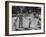 Father Playing in Yard with His Children-Wallace Kirkland-Framed Photographic Print
