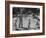 Father Playing in Yard with His Children-Wallace Kirkland-Framed Photographic Print