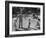 Father Playing in Yard with His Children-Wallace Kirkland-Framed Photographic Print