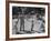 Father Playing in Yard with His Children-Wallace Kirkland-Framed Photographic Print