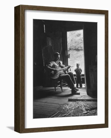 Father Singing to His Children-Eliot Elisofon-Framed Photographic Print