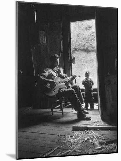 Father Singing to His Children-Eliot Elisofon-Mounted Photographic Print
