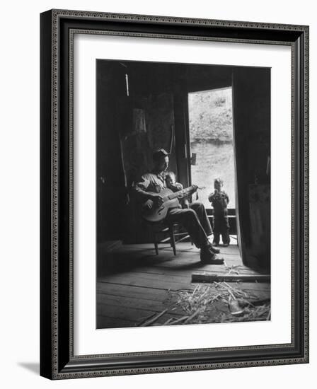 Father Singing to His Children-Eliot Elisofon-Framed Photographic Print