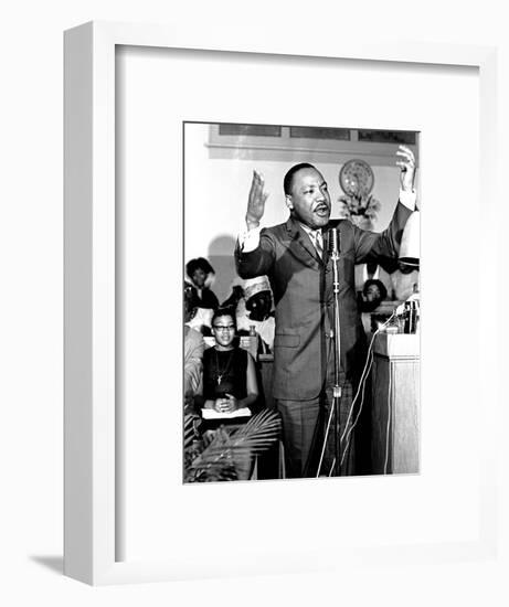 Father Speaks, Daughter Listens-Jack Thornell-Framed Photographic Print