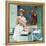 "Father Takes Picture of Baby in Hospital," March 11, 1961-M. Coburn Whitmore-Framed Premier Image Canvas