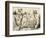 Father William Standing on His Head, from 'Alice's Adventures in Wonderland' by Lewis Carroll,…-John Tenniel-Framed Giclee Print