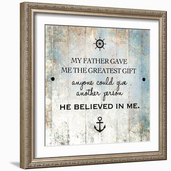 Fatherday 2-Victoria Brown-Framed Art Print