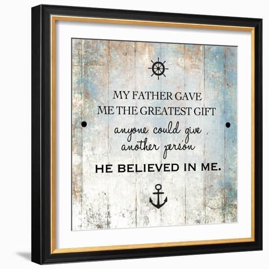 Fatherday 2-Victoria Brown-Framed Art Print