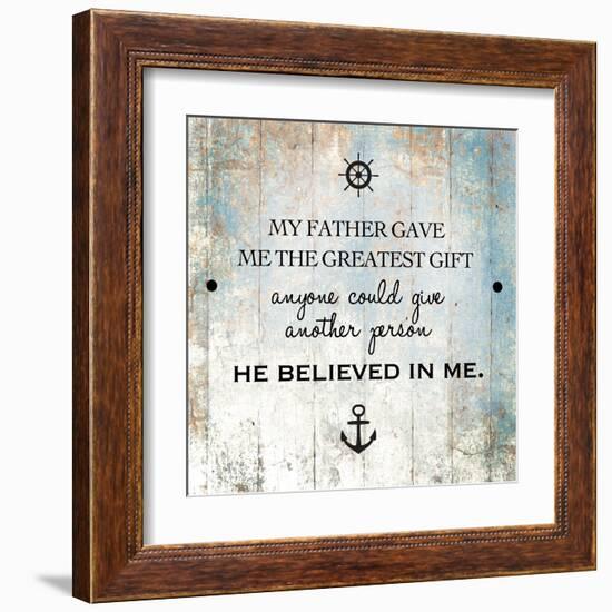 Fatherday 2-Victoria Brown-Framed Art Print