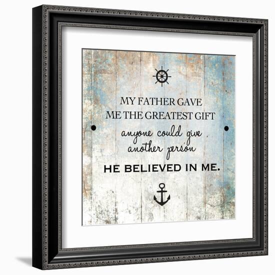 Fatherday 2-Victoria Brown-Framed Art Print