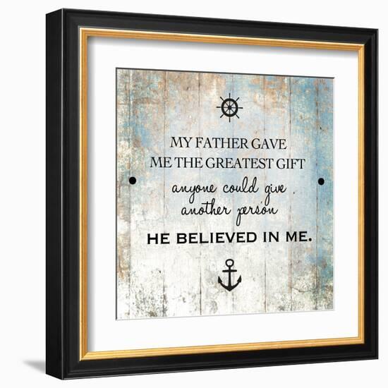 Fatherday 2-Victoria Brown-Framed Art Print