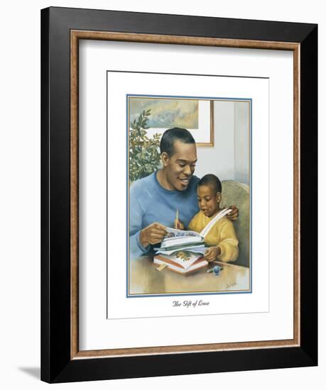 Fathers Gift of Love-Bev Lopez-Framed Art Print