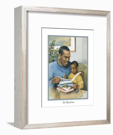 Fathers Gift of Love-Bev Lopez-Framed Art Print