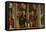 Fathers ofChurch Altar. Totale.Churchfathers: Hieronymus, Augustinus, Gregor and Ambrosius-Michael Pacher-Framed Premier Image Canvas