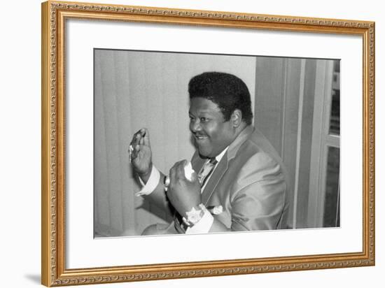 Fats Domino, Royal Festival Hall, London, 1985-Brian O'Connor-Framed Photographic Print