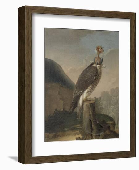 Faucon chaperonné.-Nicasius Bernaerts-Framed Giclee Print