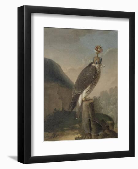 Faucon chaperonné.-Nicasius Bernaerts-Framed Giclee Print