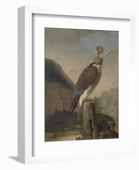 Faucon chaperonné.-Nicasius Bernaerts-Framed Giclee Print