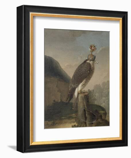 Faucon chaperonné.-Nicasius Bernaerts-Framed Giclee Print