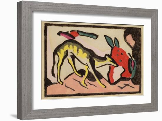 Faultier, 1912-Franz Marc-Framed Giclee Print