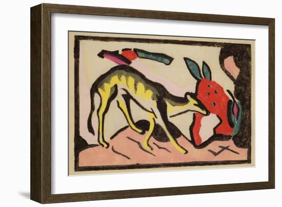 Faultier, 1912-Franz Marc-Framed Giclee Print