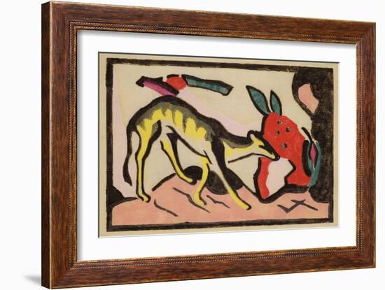 Faultier, 1912-Franz Marc-Framed Giclee Print