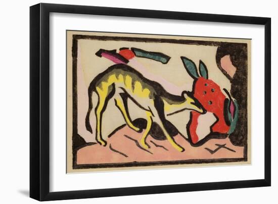 Faultier, 1912-Franz Marc-Framed Giclee Print