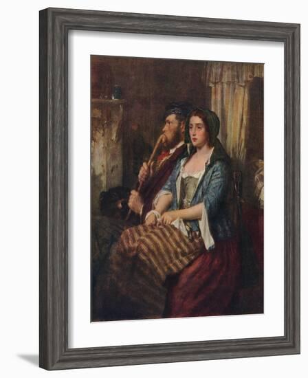 'Faults on Both Sides', 1861, (1911)-Thomas Faed-Framed Giclee Print