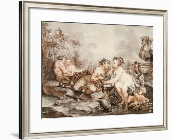 Fauns and Nymphs-null-Framed Giclee Print
