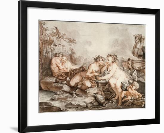 Fauns and Nymphs-null-Framed Giclee Print