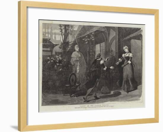 Faust at the Lyceum Theatre-Thomas Walter Wilson-Framed Giclee Print