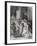 "Faust" de Goethe: Marguerite en prière à l'église avec Méphisto: "Malheureuse..."; 1828-Eugene Delacroix-Framed Giclee Print