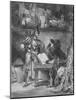 "Faust" de Goethe :Méphisto apparaissant à Faust dans son cabinet; 1828-Eugene Delacroix-Mounted Giclee Print