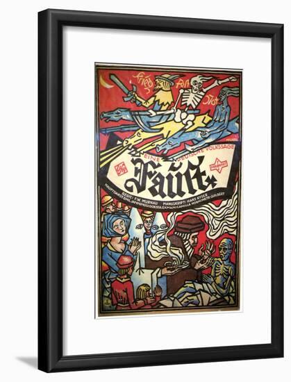 Faust-null-Framed Art Print